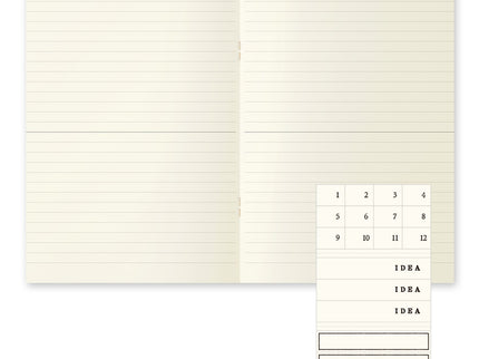 MD Notebook A5 Light - Líneas - 3 piezas