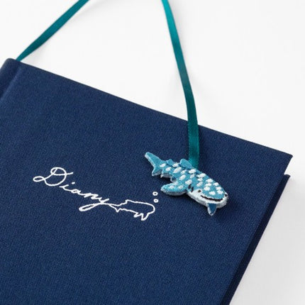 Diary w/ Embroidery - Whale Shark