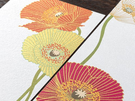 Bloc de papel - Silk-Printing - Poppy (Slim)