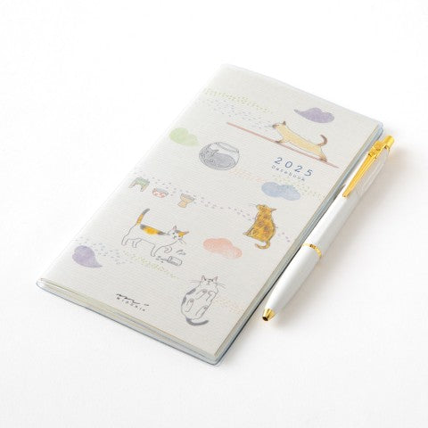 MD Pocket Diary Slim 2025 - Gatos