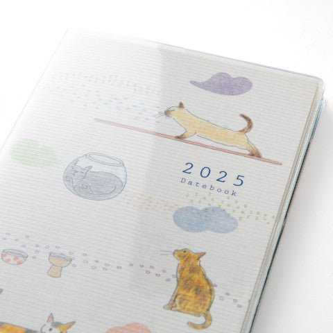 MD Pocket Diary Slim 2025 - Gatos