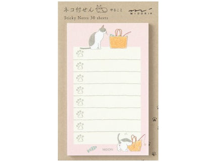 Sticky Notes - Gatos ToDo (Rosado)