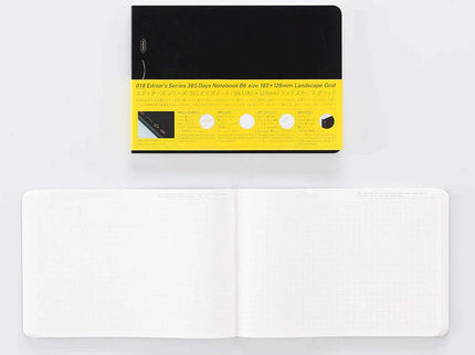 365 days notebook B6 Landscape - Cuadrícula - ColorSwatch