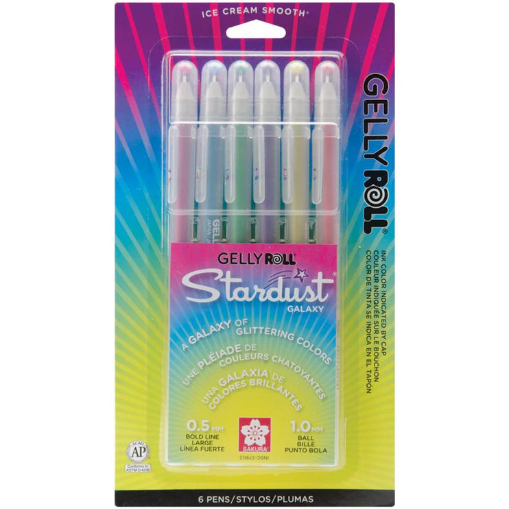 Gelly Roll Stardust - Galaxy - Set de 6