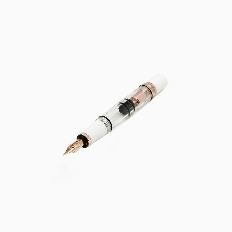 Pluma Fuente Diamond Mini - White Rose Gold II