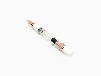 Pluma Fuente Diamond 580 Rose Gold - White
