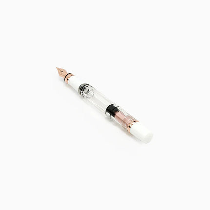 Pluma Fuente Diamond 580 Rose Gold - White