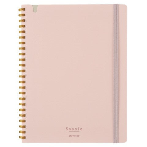 Cuaderno Sooofa A5 Cuadrícula 4mm - Pink