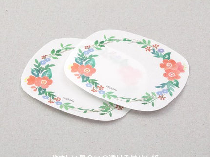 Sticky Notes Transparentes - Corona de Flores