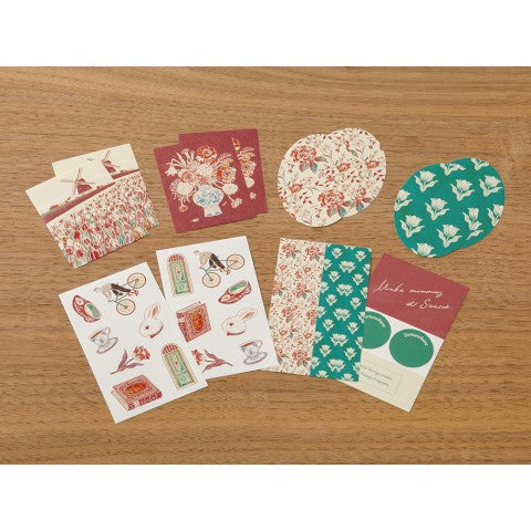 Decoration Stickers - Dark Red