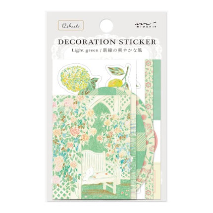 Decoration Stickers - Yellow Green