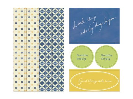 Decoration Stickers - Blue