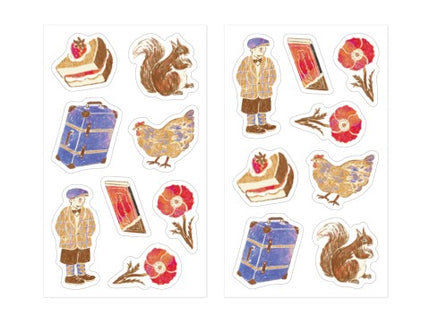 Decoration Stickers - Brown