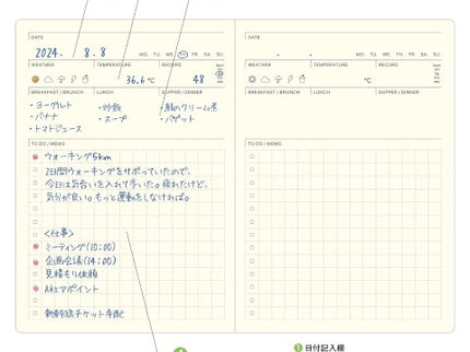 Pocketlog Diary B7 - Green