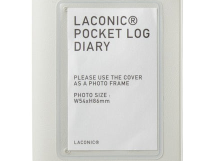 Pocketlog Diary B7 - White Photo Frame