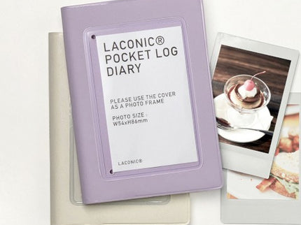 Pocketlog Diary B7 - White Photo Frame