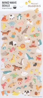 Stickers - Animales "Hello Nonbiri"
