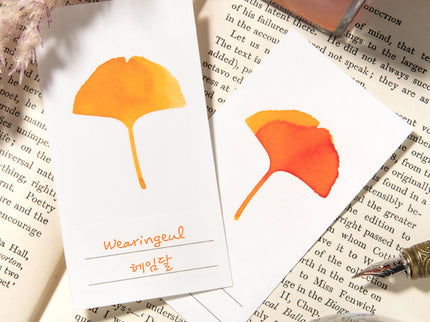 Ink Swatch - Tarjetas Verticales - 50 - Ginko