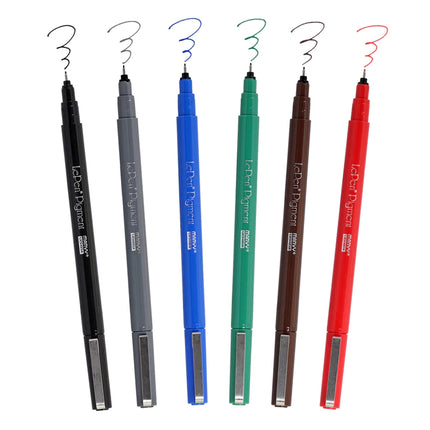 Le Pen Pigment - Set de 6 - Primary Colors