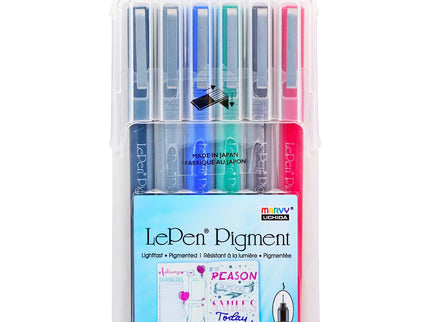 Le Pen Pigment - Set de 6 - Primary Colors