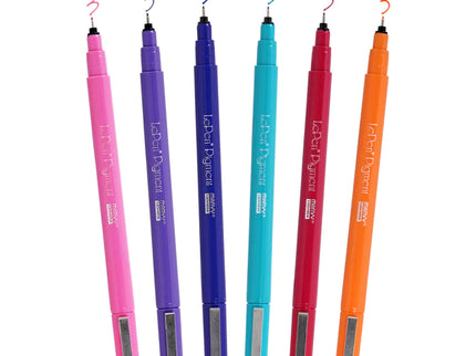 Le Pen Pigment - Set de 6 - Jewel Colors