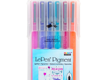 Le Pen Pigment - Set de 6 - Jewel Colors