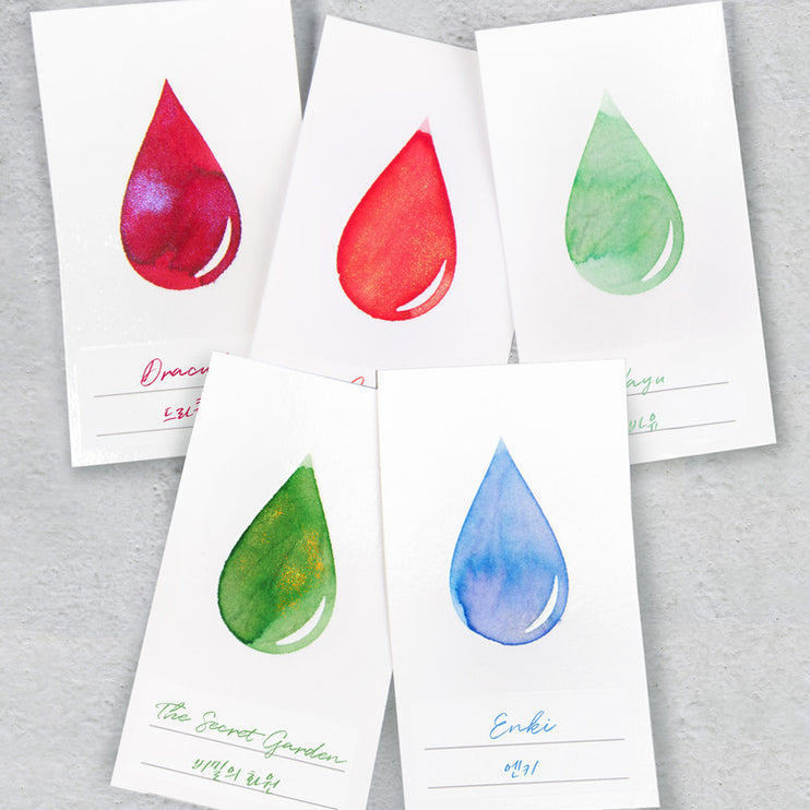 Ink Swatch - Tarjetas Verticales - 50 - Gota