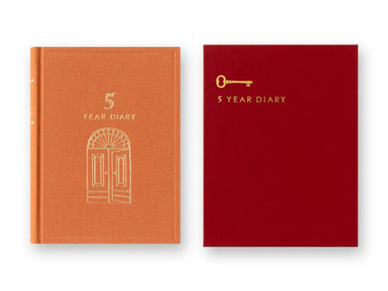 5 year mini diary - Gate (red) - ColorSwatch