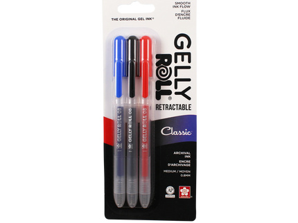 Gelly Roll Retráctil - Set de 3 - Classic