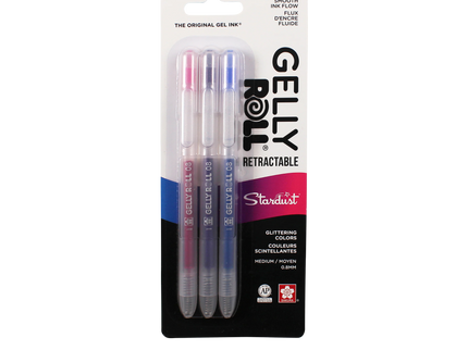 Gelly Roll Retráctil - Set de 3 - Stardust