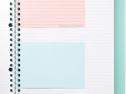 Loose Leaf mini B7 - Colores - Cuadrícula