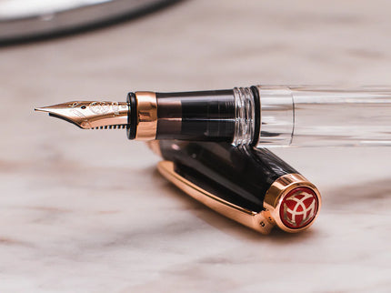 Pluma Fuente Diamond 580 Rose Gold - Smoke
