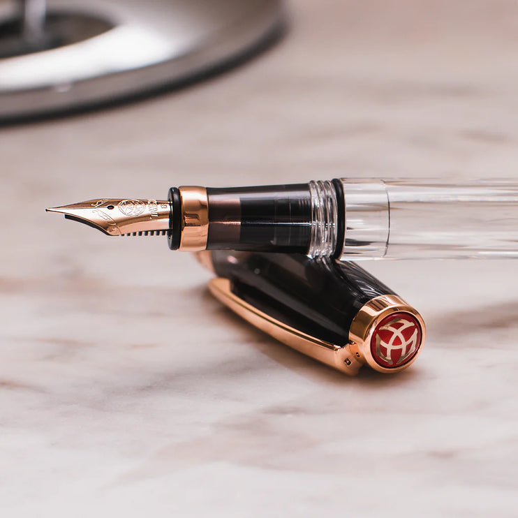 Pluma Fuente Diamond 580 Rose Gold - Smoke