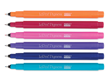 Le Pen Pigment - Set de 6 - Jewel Colors