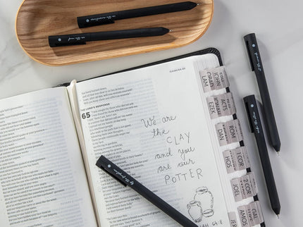 Lapiceros de Gel para Biblia - Set de 5 - Black