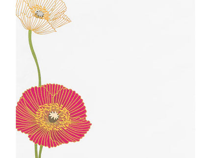 Bloc de papel - Silk-Printing - Poppy