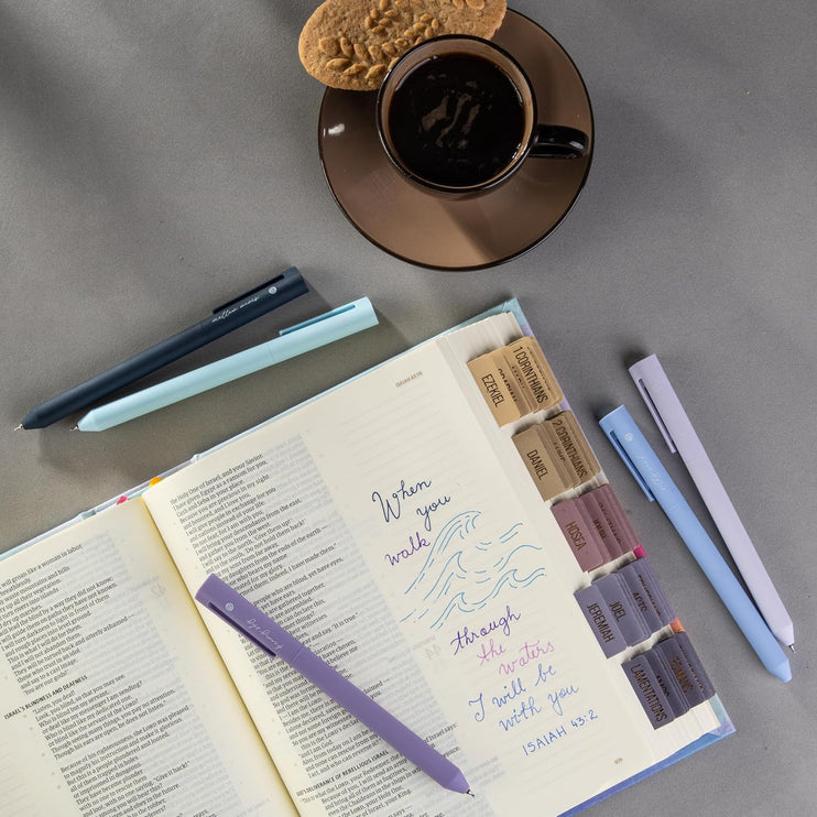 Lapiceros de Gel para Biblia - Set de 5 - Blue