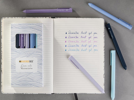 Lapiceros de Gel para Biblia - Set de 5 - Blue