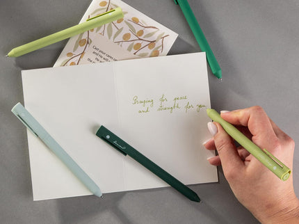 Lapiceros de Gel para Biblia - Set de 5 - Green