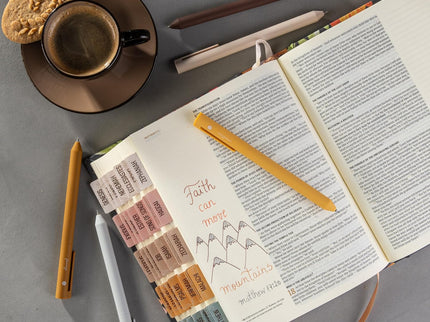 Lapiceros de Gel para Biblia - Set de 5 - Brown