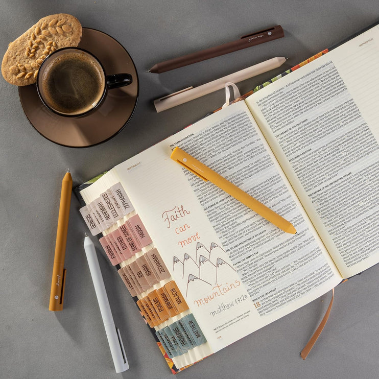 Lapiceros de Gel para Biblia - Set de 5 - Brown