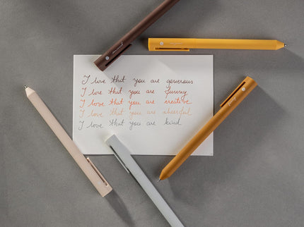 Lapiceros de Gel para Biblia - Set de 5 - Brown
