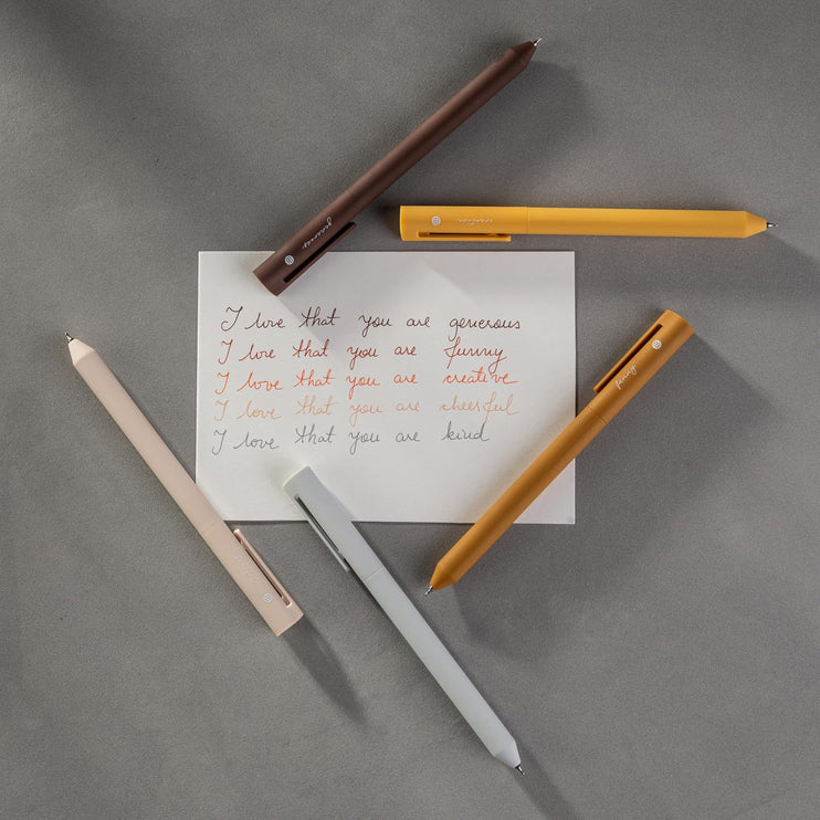 Lapiceros de Gel para Biblia - Set de 5 - Brown