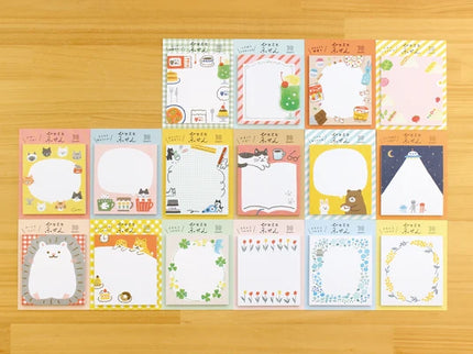 Notitas Adhesivas - Gato con stationery