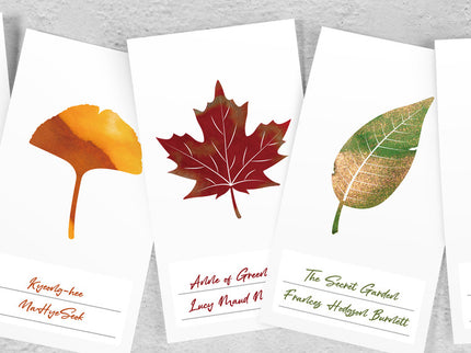 Ink Swatch - Tarjetas Verticales - 50 - Ginko
