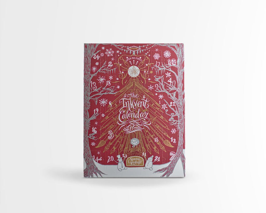 Inkvent Calendar - Burgundy Edition - Calendario de Adviento de Tintas