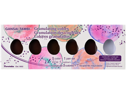 Acuarelas Gansai Tambi - Granulating Colors