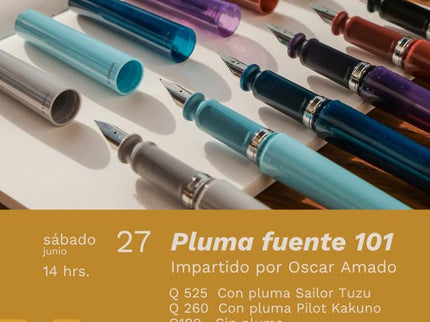 Taller - Plumas Fuente 101