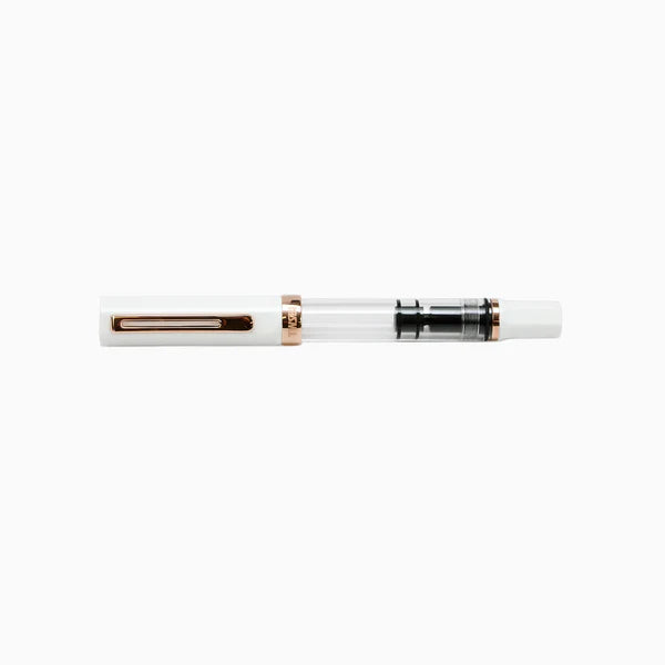 Pluma Fuente Eco Rose Gold - White