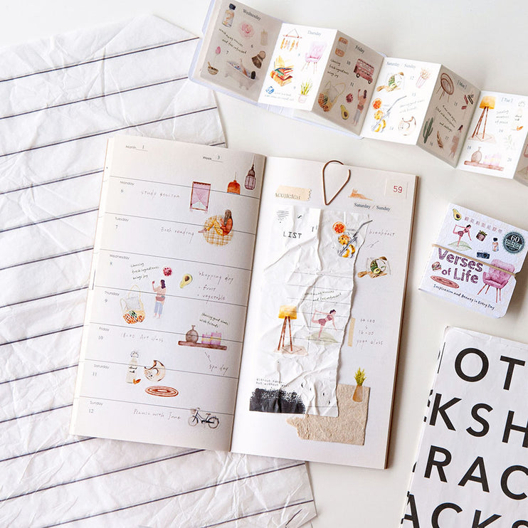 MU - Washi Tape Book - Verses of Life